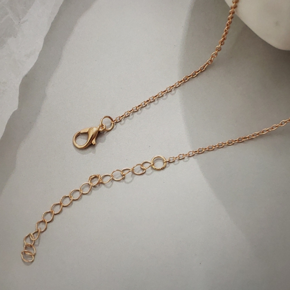 SOLD🎯3/$18🎯 Gold A Initial Necklaces - Picture 2 of 5